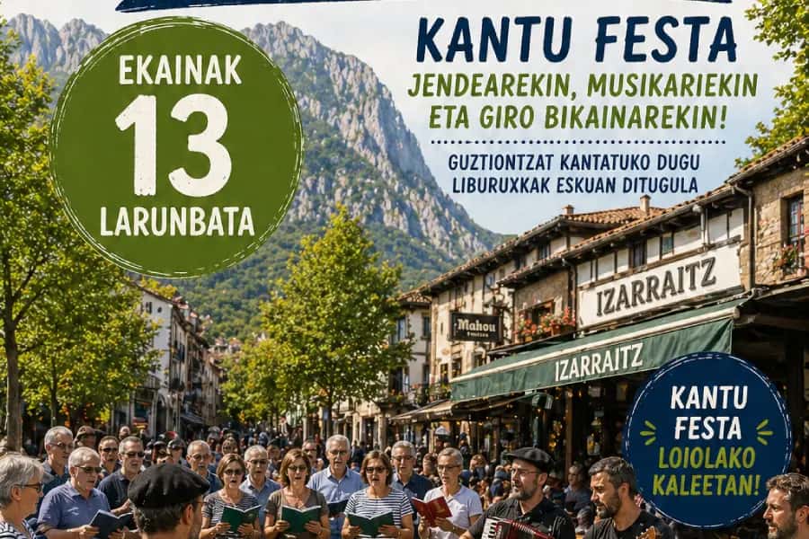 Kantujira + herri bazkaria