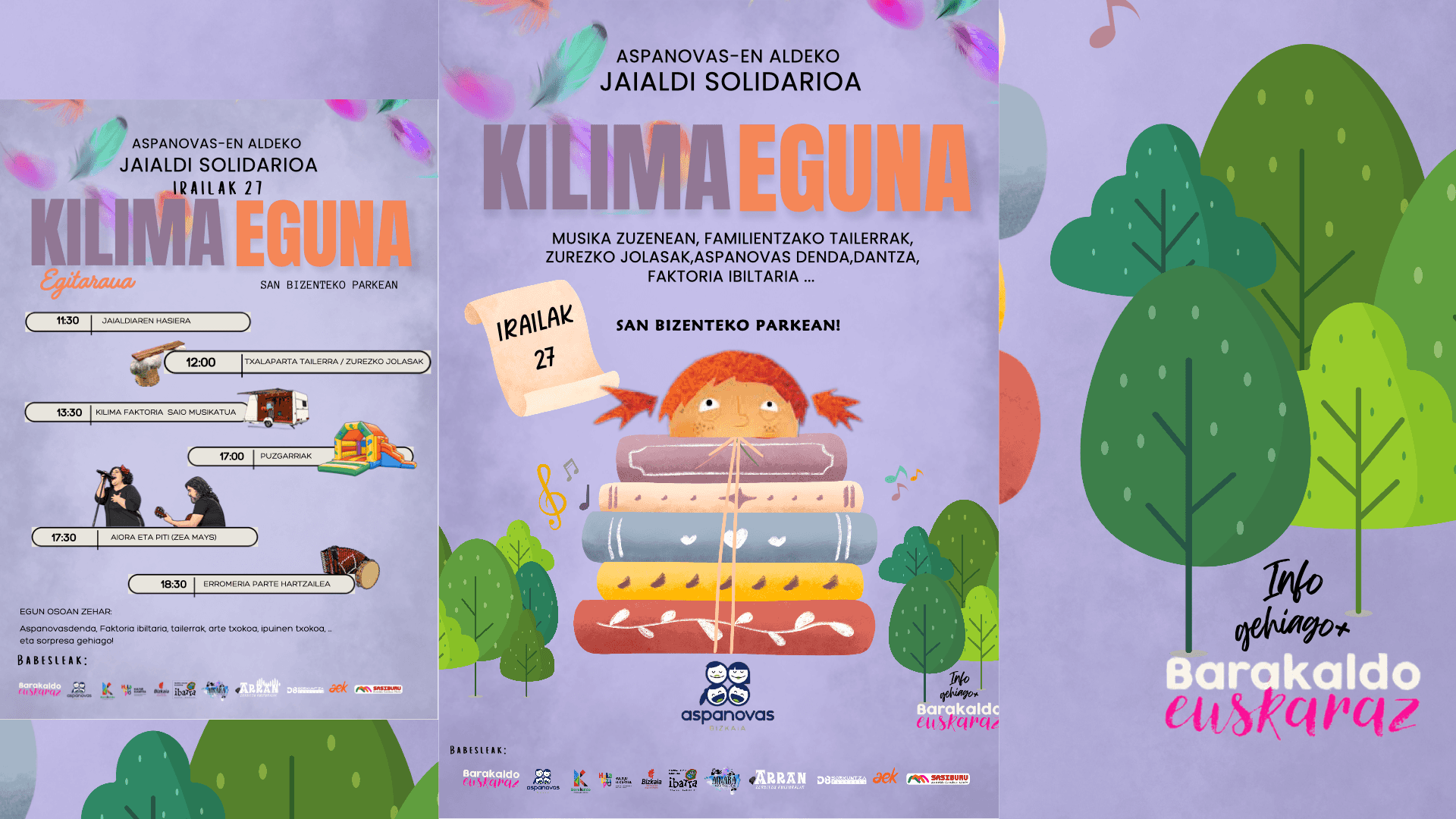 Jornada festiva y solidaria en euskera a favor de Aspanovas (Kilima Eguna)