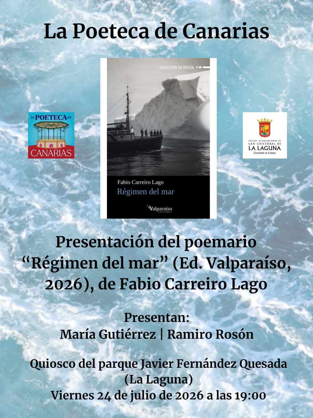 Presentación de 'Régimen del mar' de Fabio Carreiro Lago