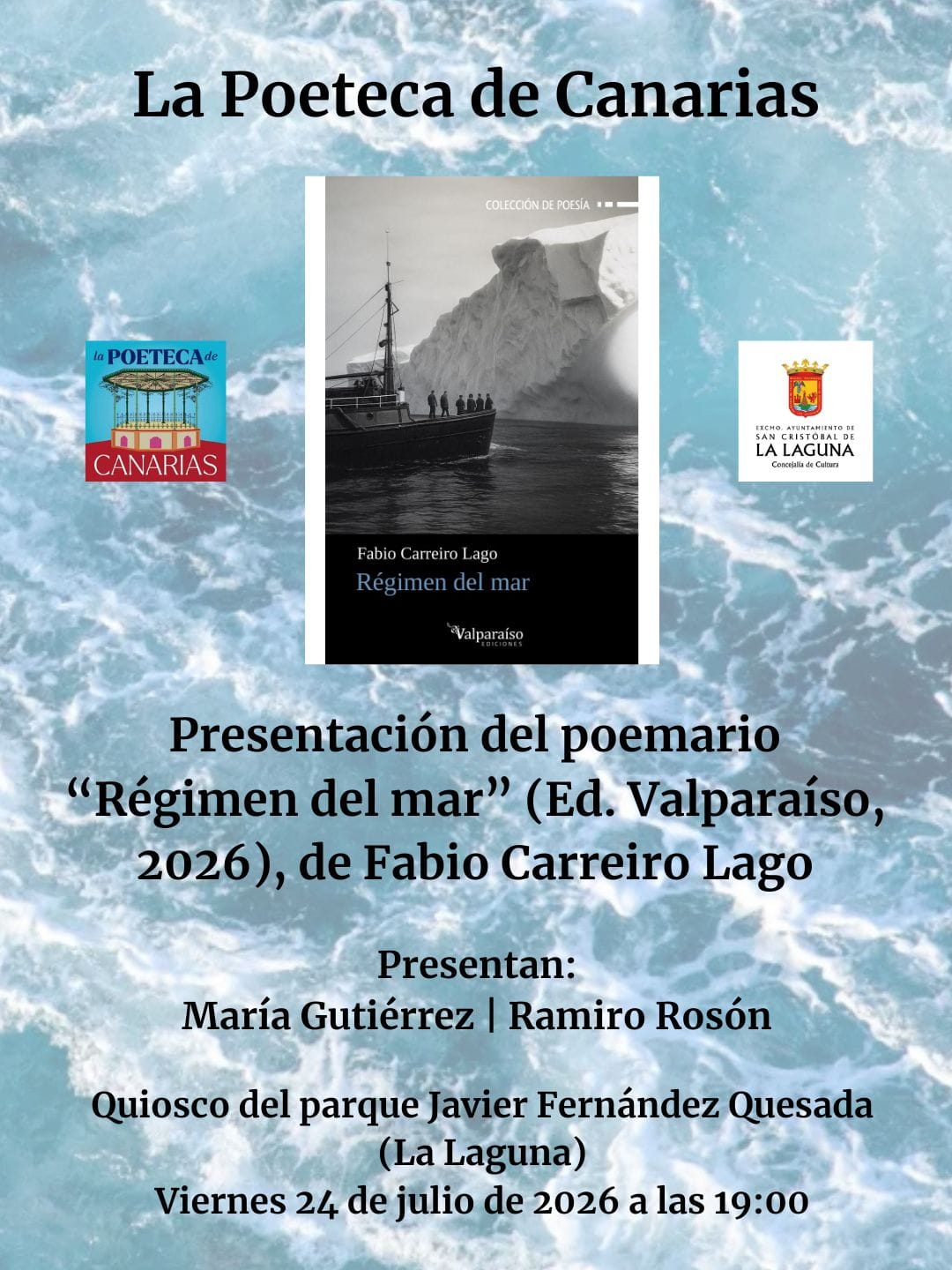 Presentación de 'Régimen del mar' de Fabio Carreiro Lago