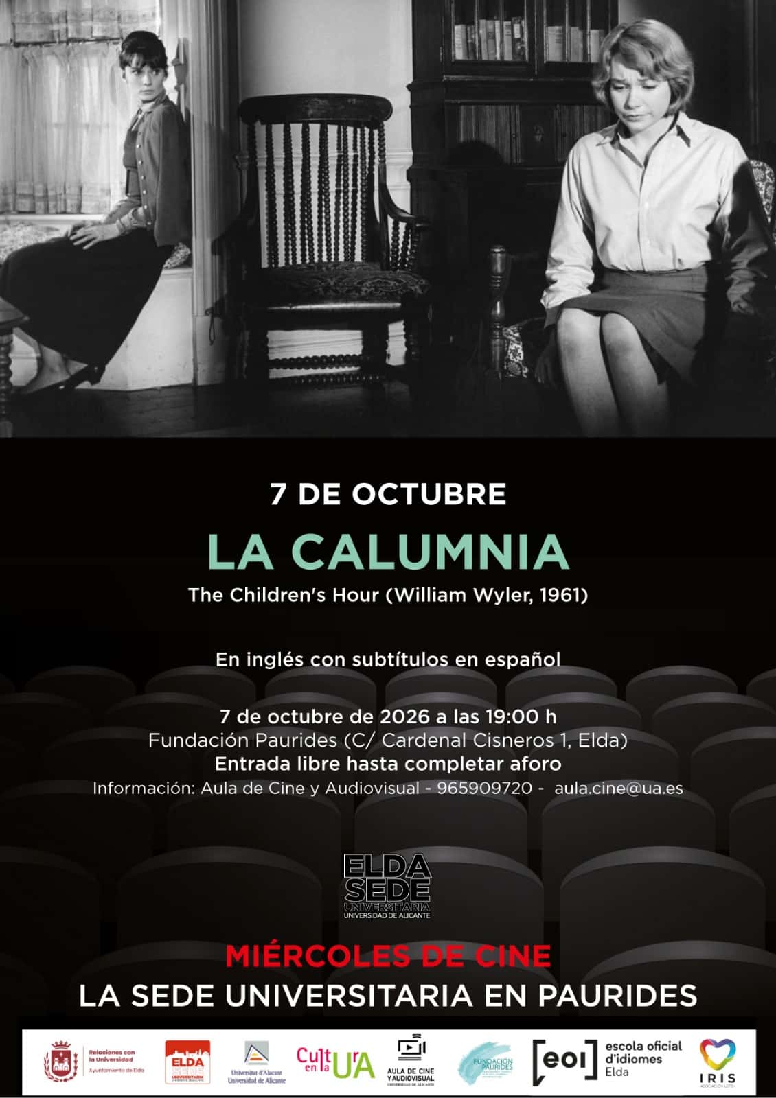 Cine Sede Universitaria. La Calumnia