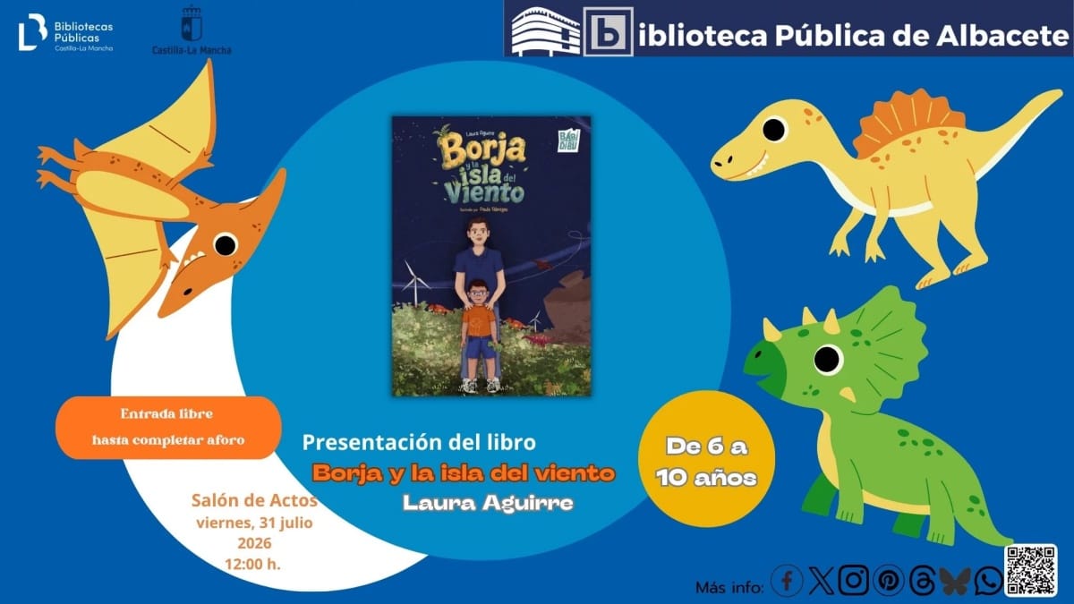 Presentación del libro 'Borja y la isla del viento' de Laura Aguirre