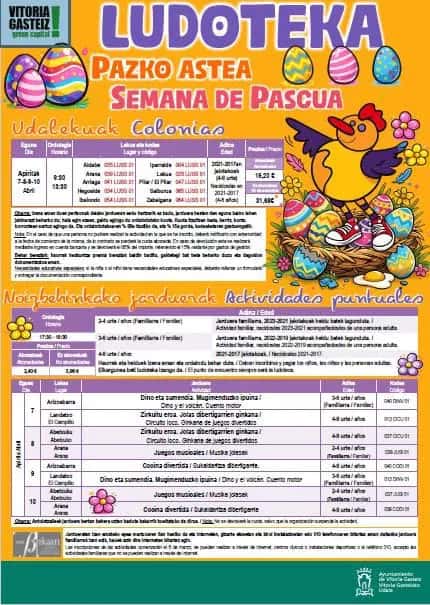 Minicolonias de Pascua 2026