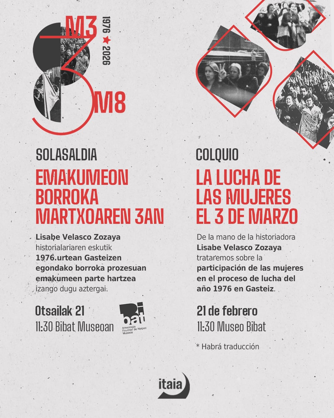 La lucha de las mujeres el 3 de marzo