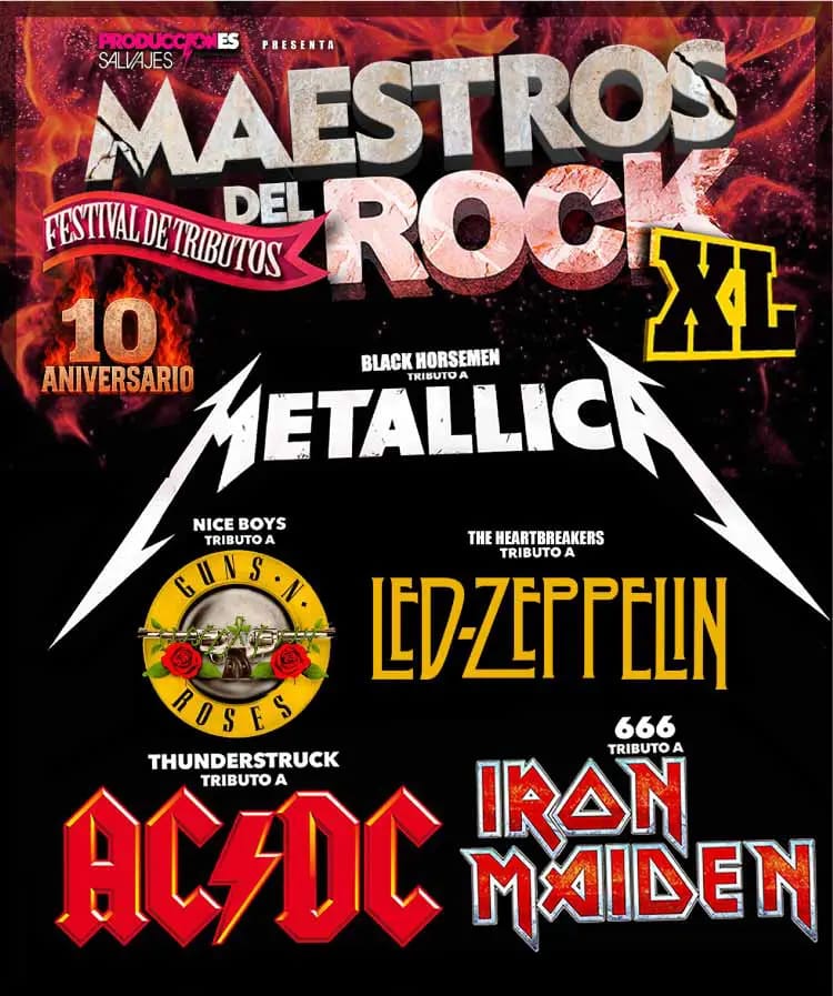 Maestros del rock XL - 10º Aniversario