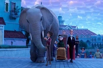 Proyección de la película infantil Magoaren elefantea