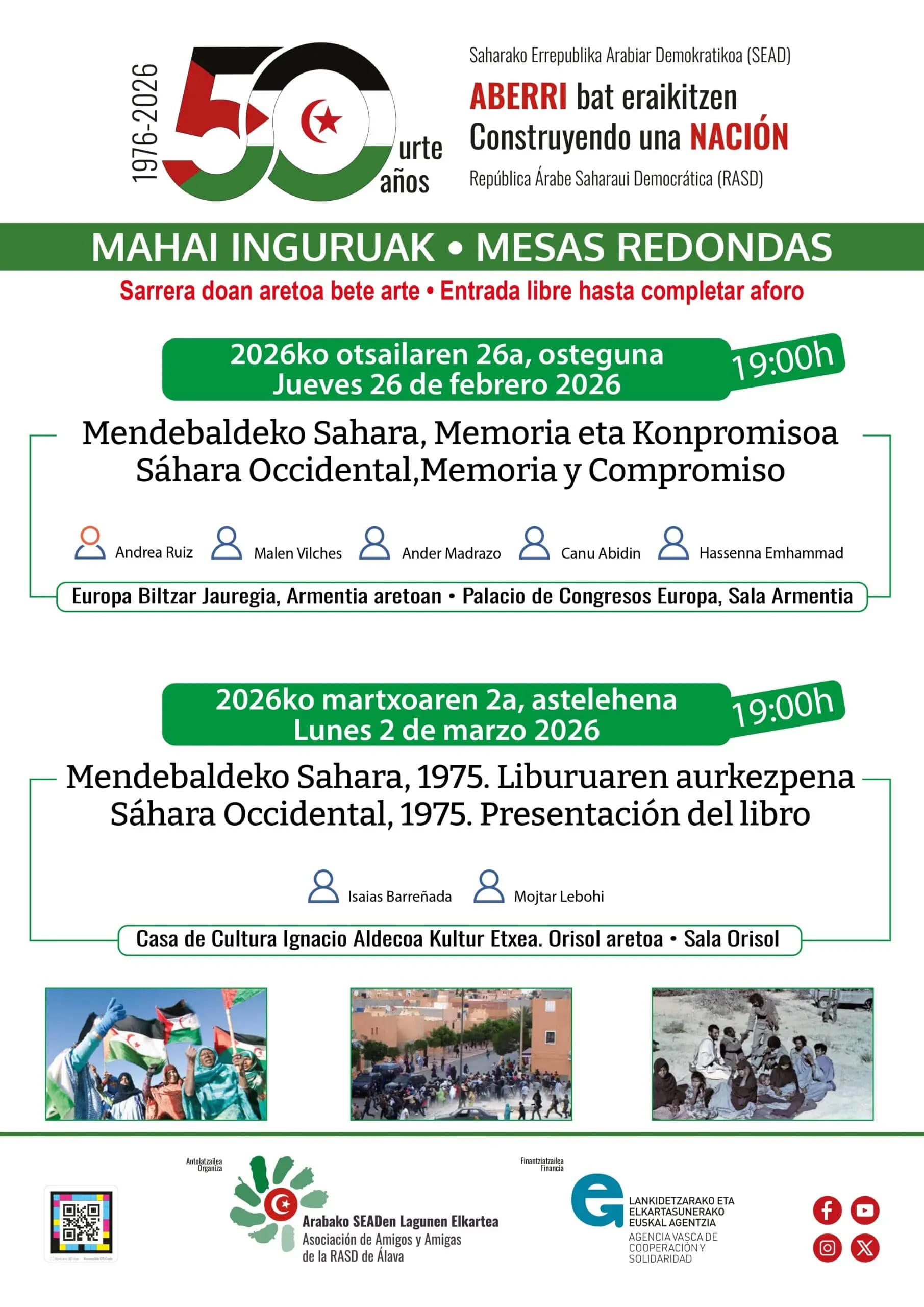 Mesas redondas sobre el Sáhara Occidental