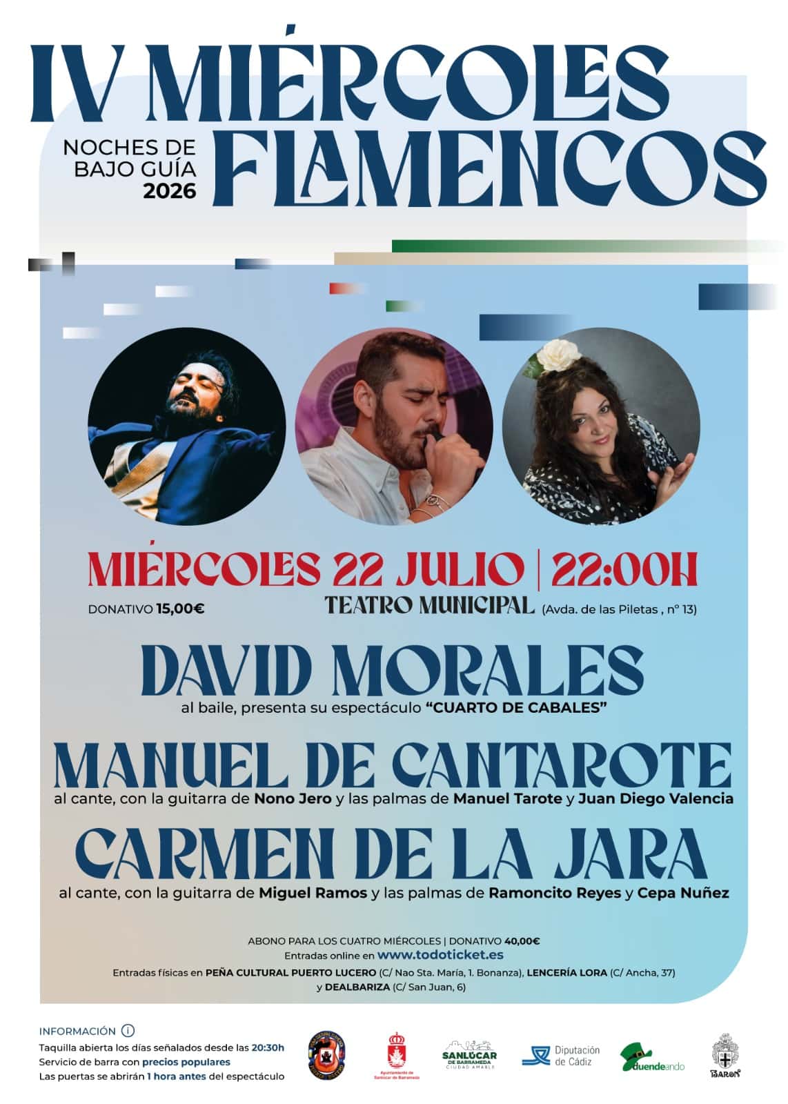 IV Miércoles flamencos. Noches de Bajo de Guía 2026