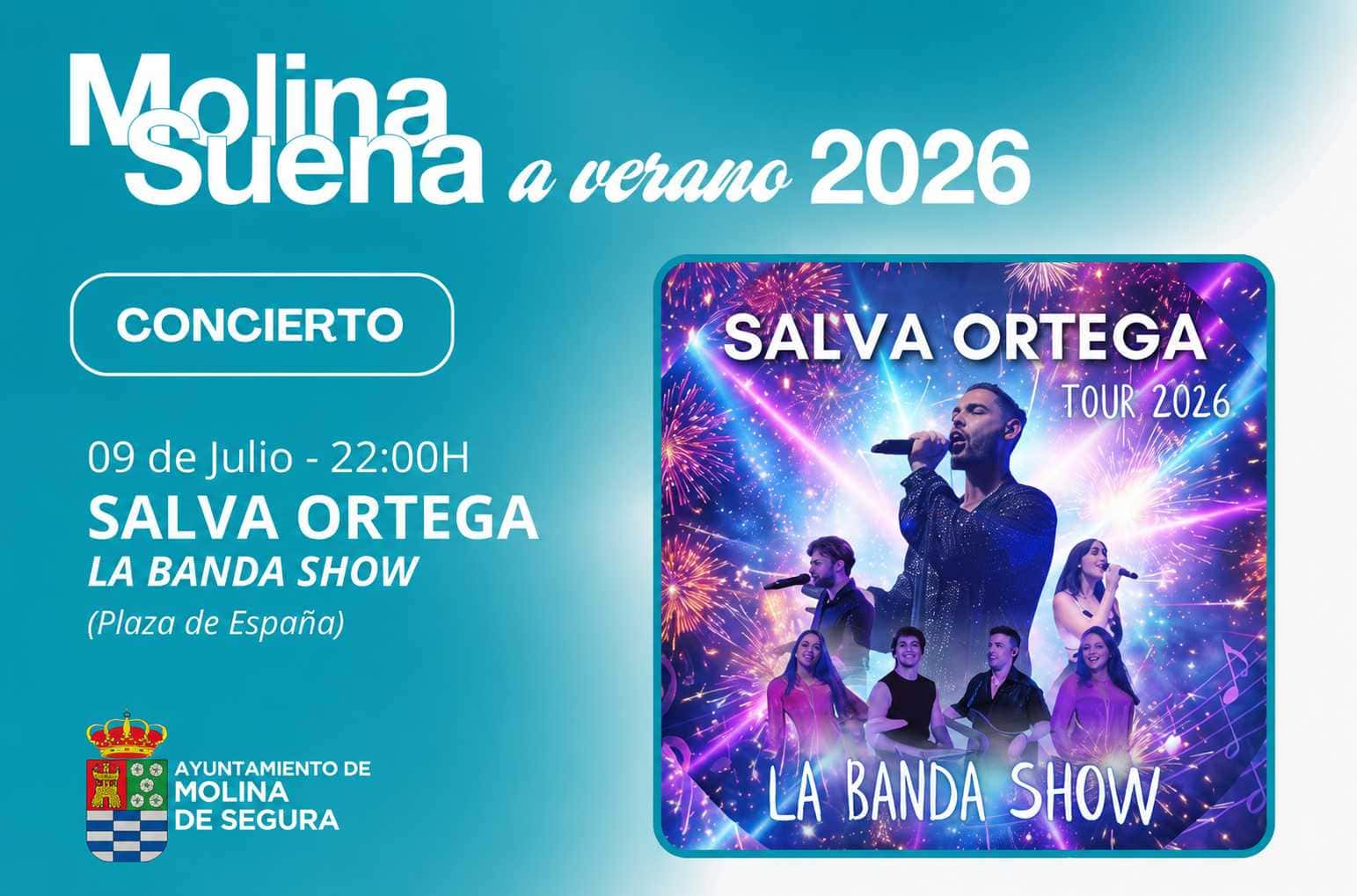 Molina Suena a Verano 2026: Salva Ortega - La banda show