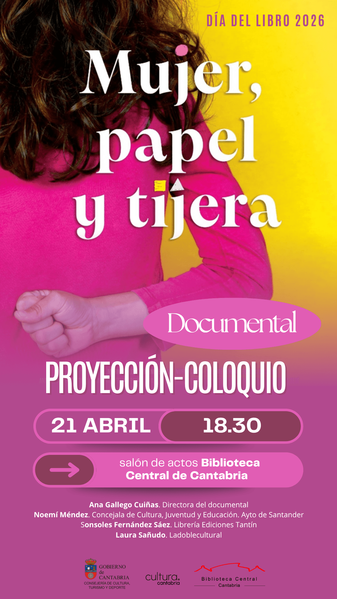 Proyección y coloquio en torno al documental 'Mujer, Papel y Tijera'