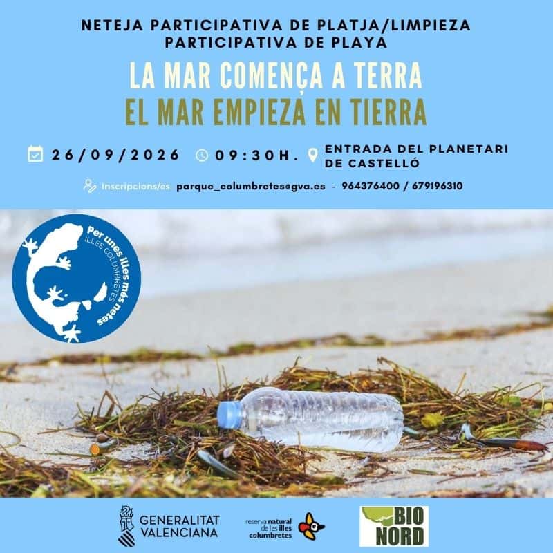 El Mar Empieza en Tierra. Jornada de limpieza de playa