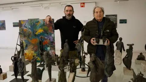 Manuel y Antón Buciños comparten sus trayectorias artísticas
