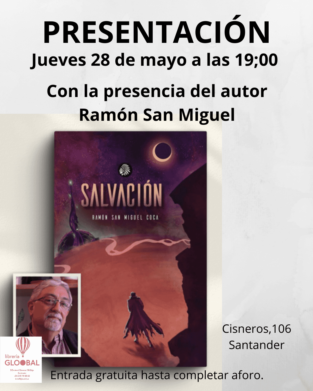 Presentación de la novela fantástica Salvación