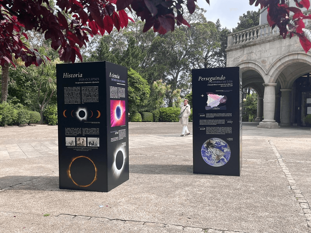 Exposición divulgativa sobre el eclipse solar en Casa das Ciencias