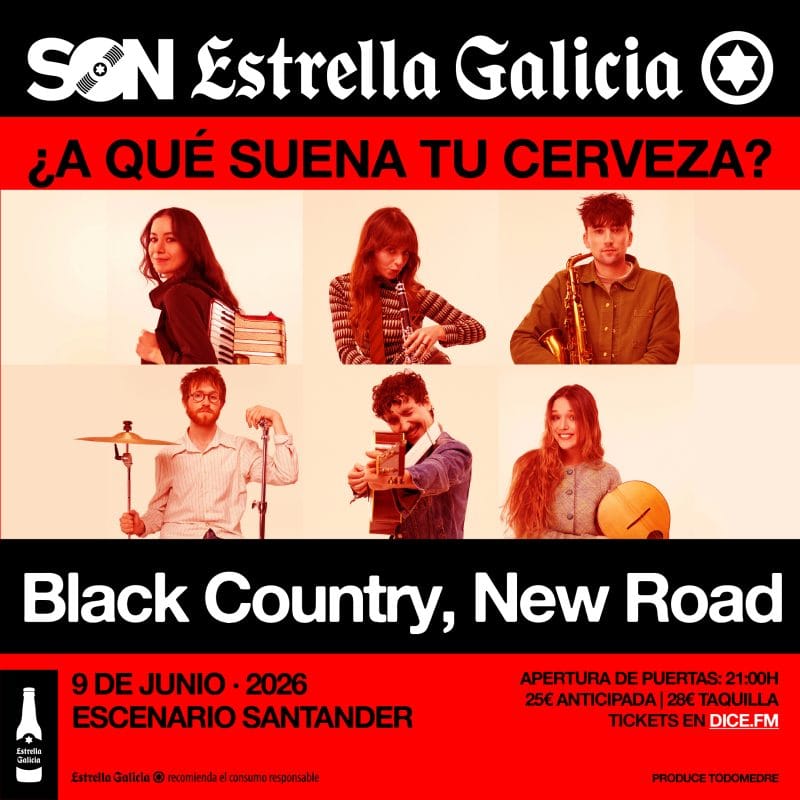 Concierto de Black Country, New Road en Santander
