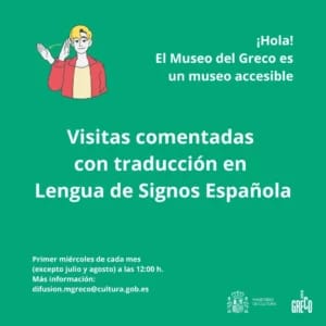 Visitas guiadas con interpretación en Lengua de Signos Española en el Museo del Greco