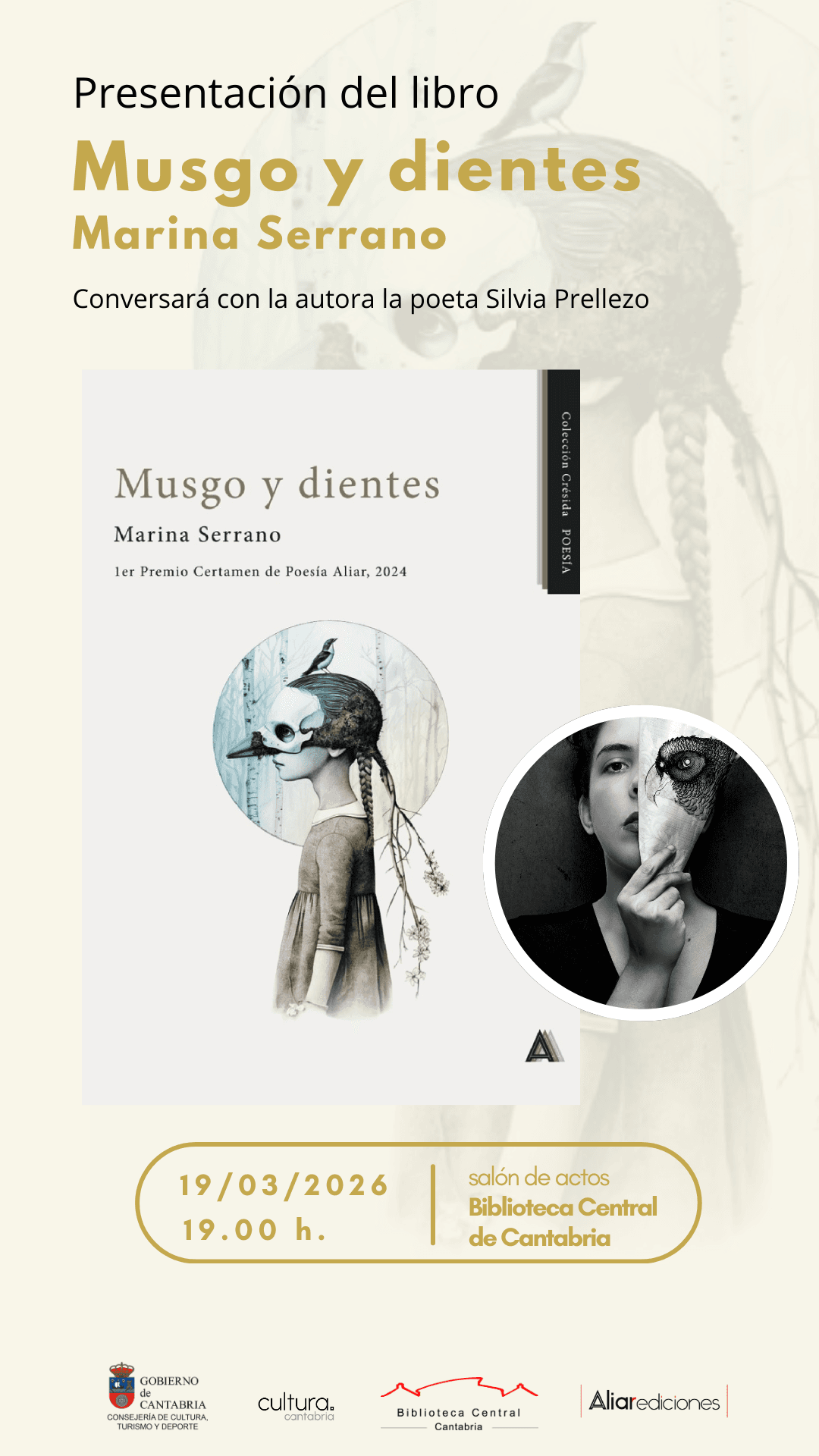 Presentación del libro 'Musgo y dientes' de Marina Serrano