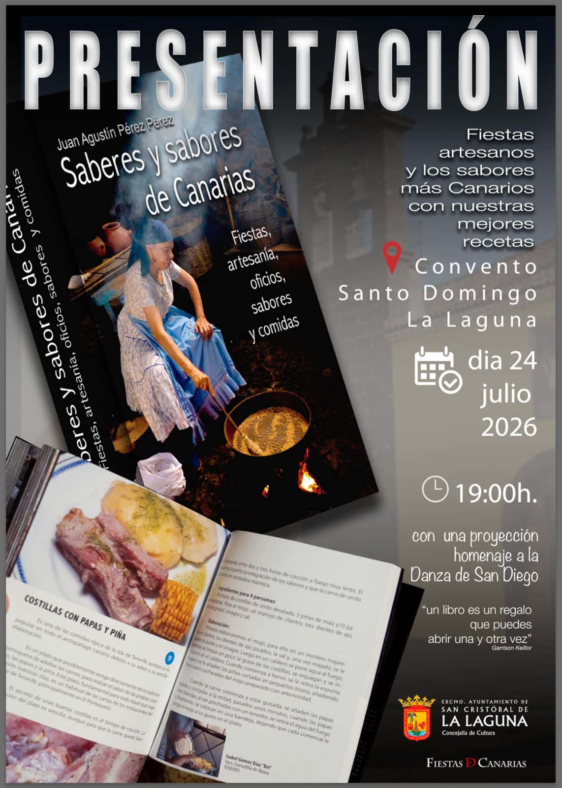 Presentación del libro 'Sabores y Saberes de Canarias'