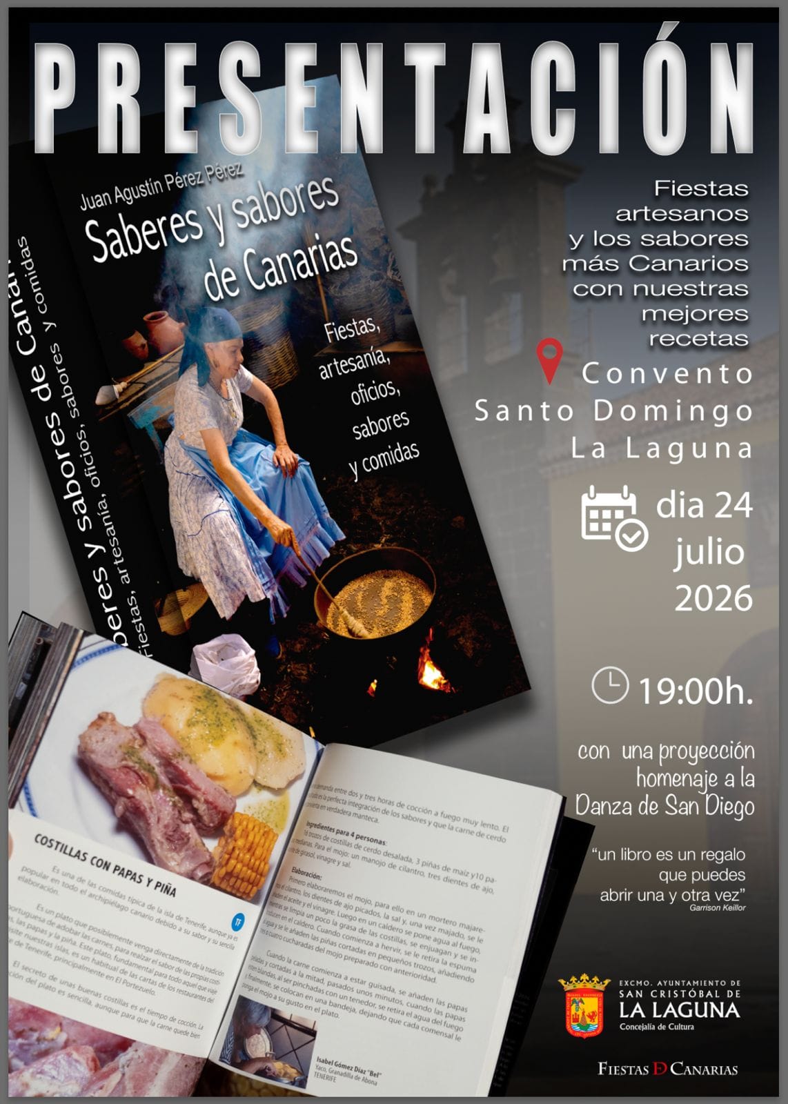 Presentación del libro 'Sabores y Saberes de Canarias'