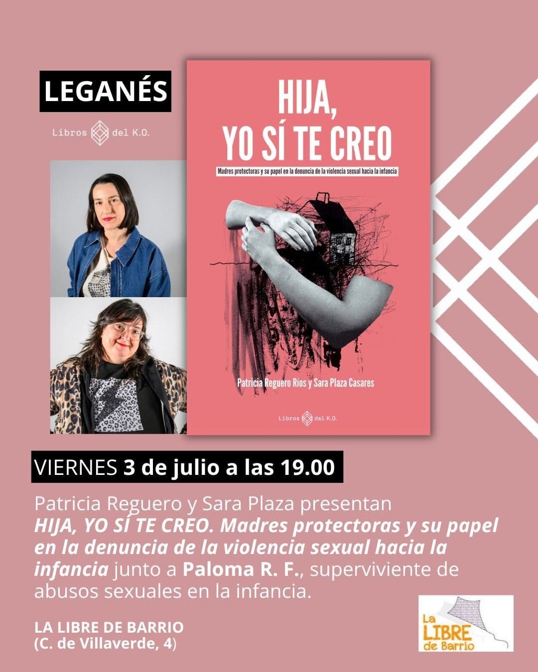 Presentación del libro: HIJA, YO SÍ TE CREO