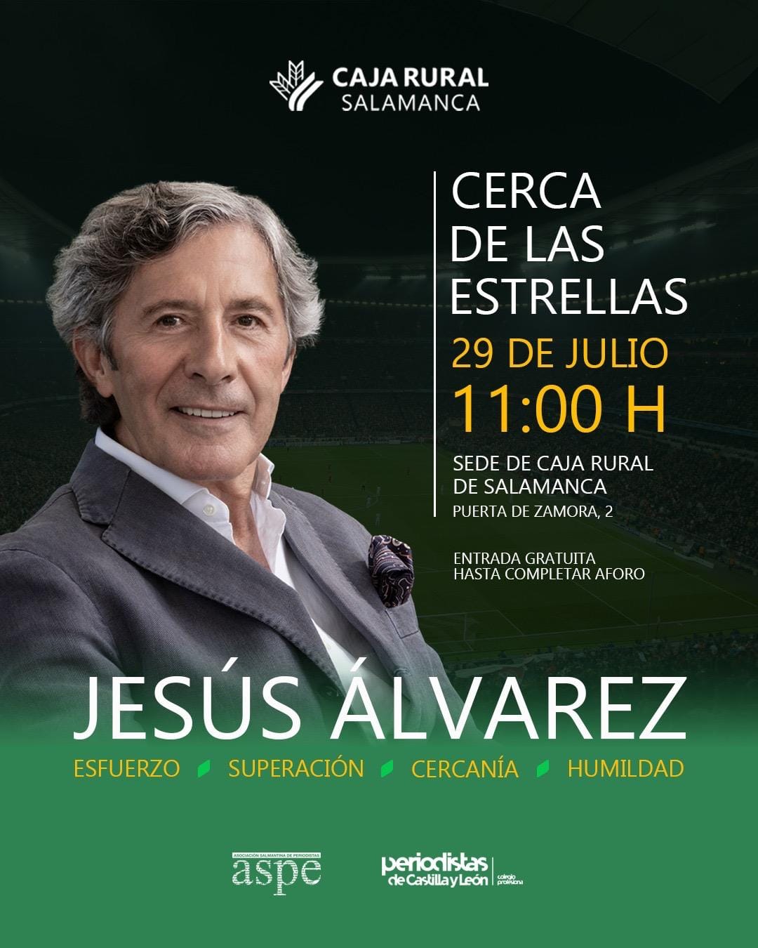 Presentación del libro 'Cerca de las estrellas' de Jesús Álvarez