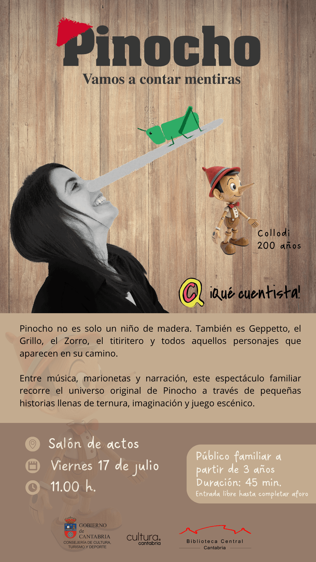 Pinocho: Vamos a contar mentiras