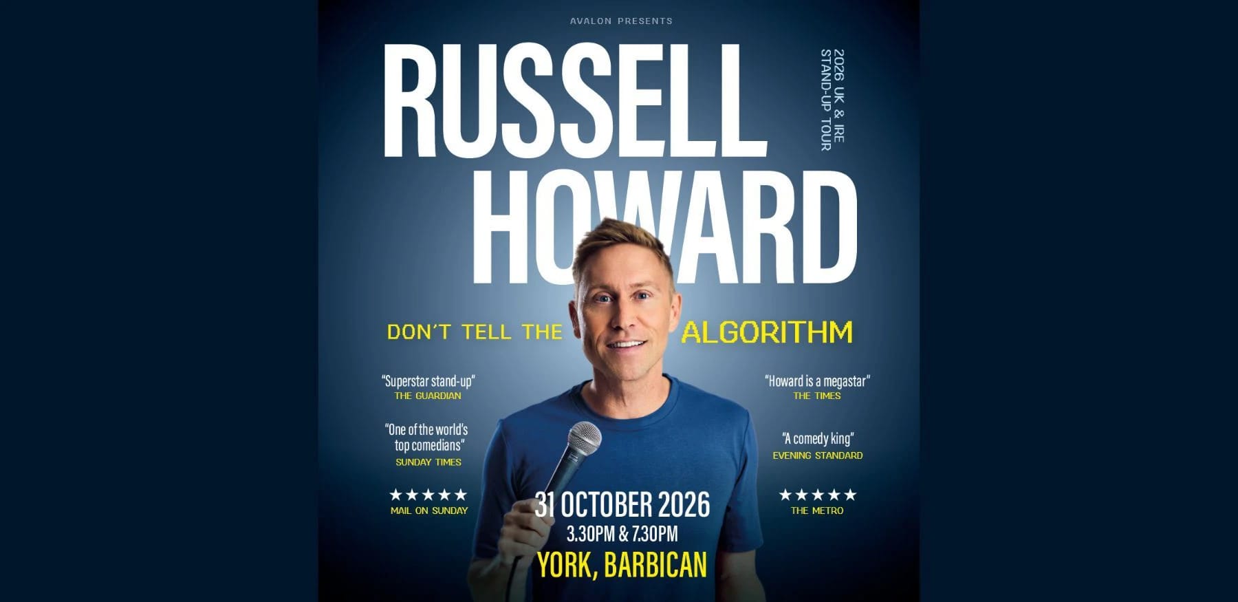 Russell Howard: Don't Tell The Algorithm