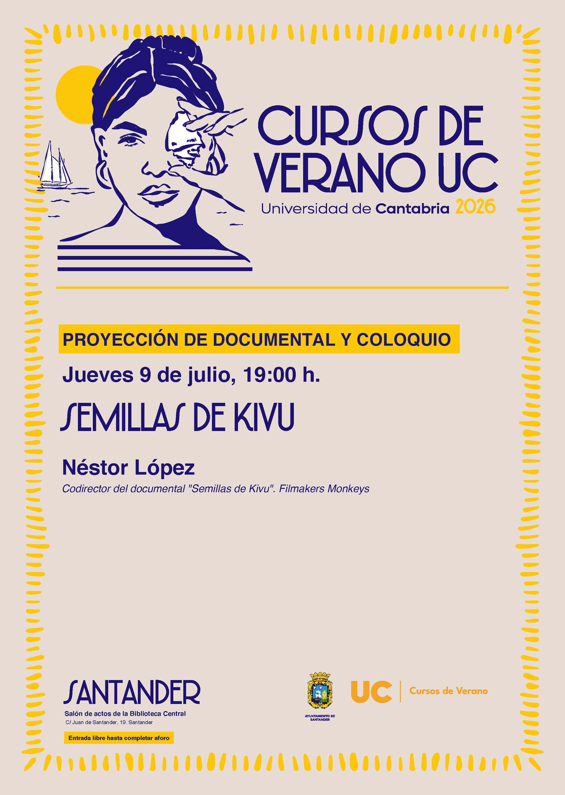 Semillas de Kivu, proyección y coloquio con el director