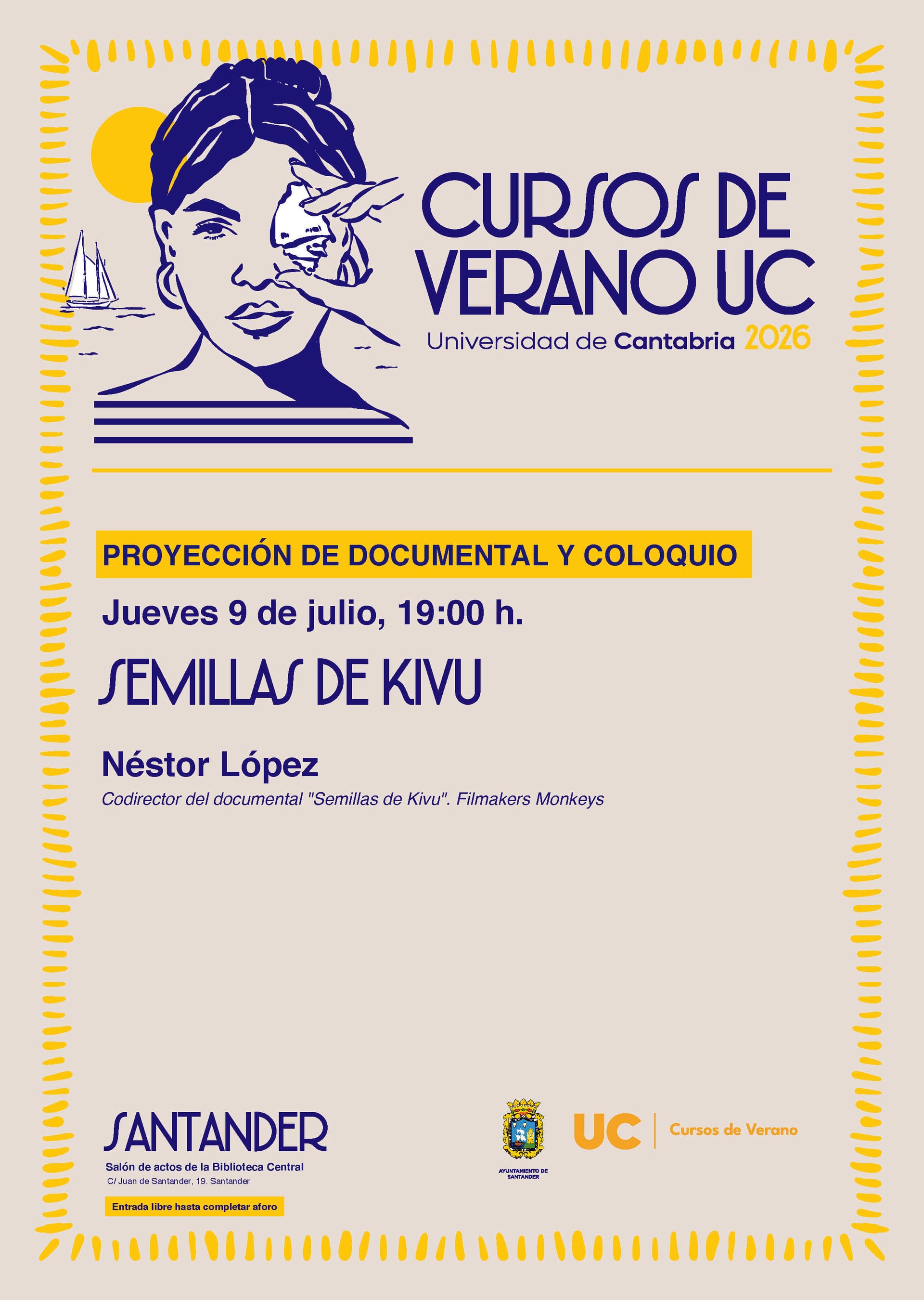 Semillas de Kivu, proyección y coloquio con el director