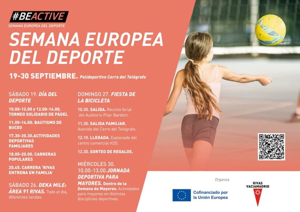 Semana Europea del Deporte 2026 en Rivas Vaciamadrid
