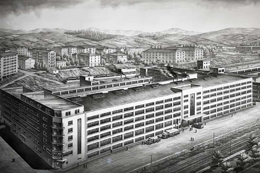 Visita guiada: Paisajes desvanecidos en el aire. Dibujos industriales de Gerardo D'Abraira