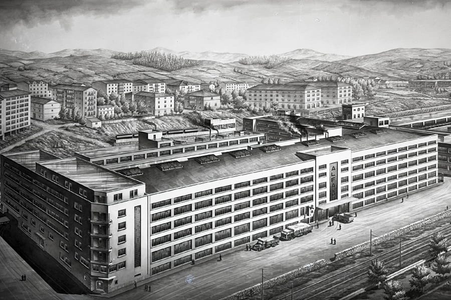 Visita guiada: Paisajes desvanecidos en el aire. Dibujos industriales de Gerardo D'Abraira