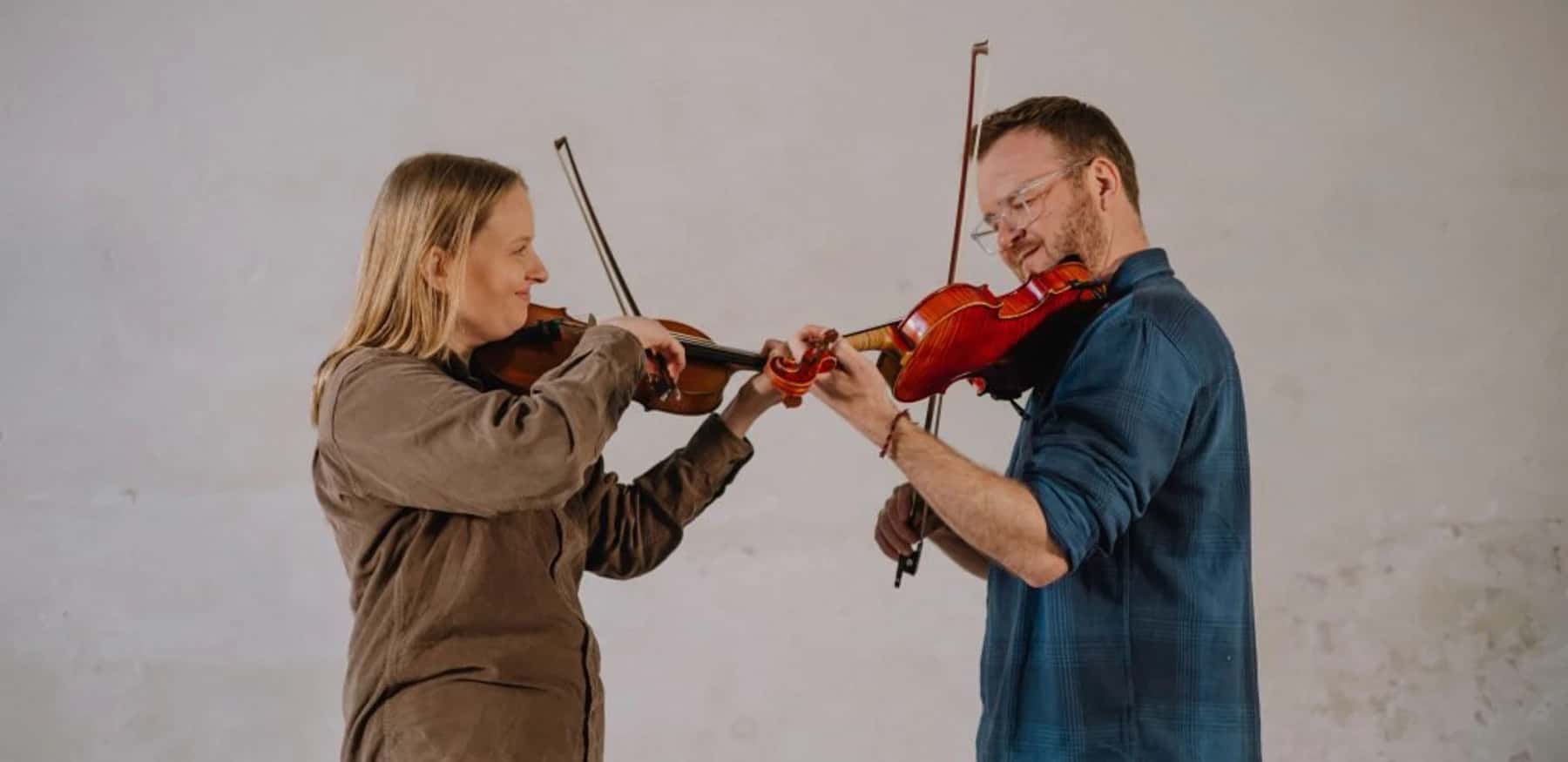 Sam Sweeney and Grace Smith