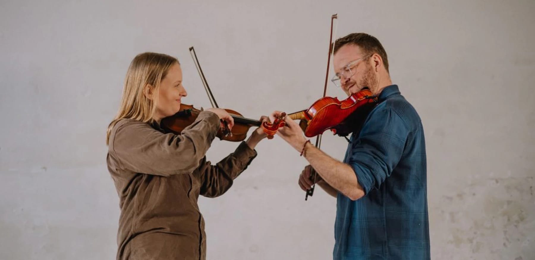 Sam Sweeney and Grace Smith
