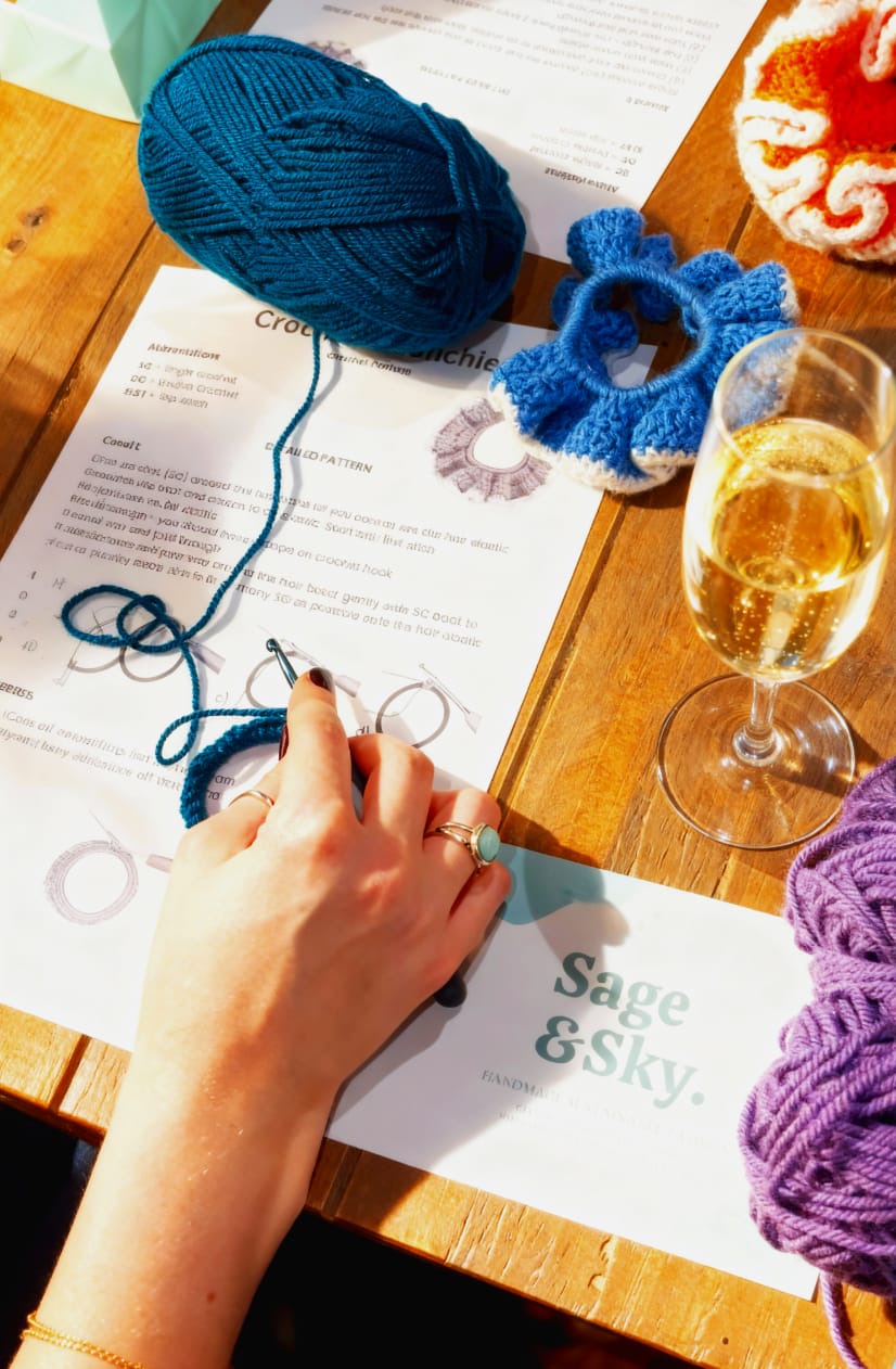 Galentine’s Goddess Sip & Crochet