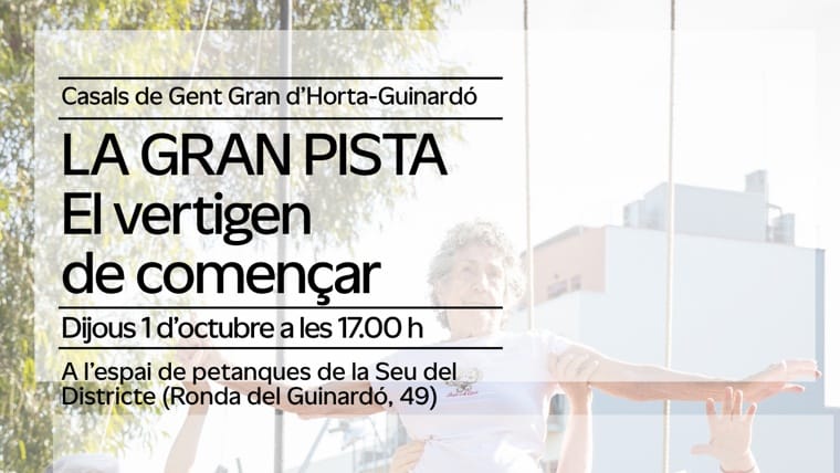 Trobada 'La gran pista. El vertigen de començar'