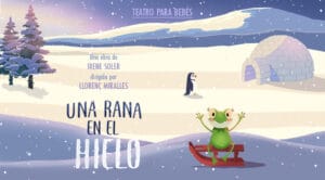 Una rana en el hielo