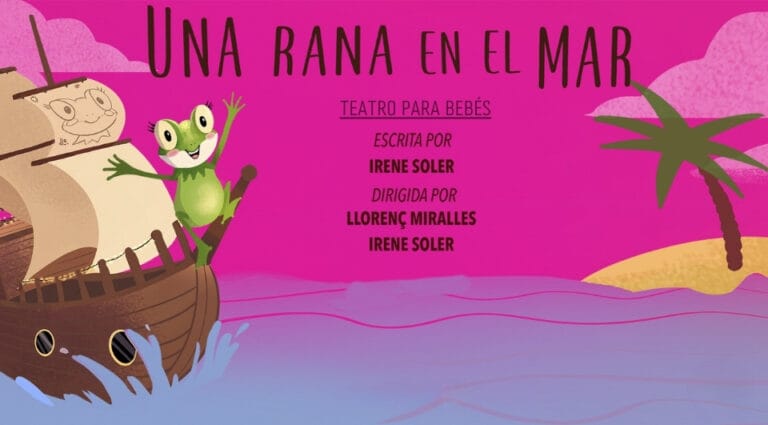 Una rana en el mar
