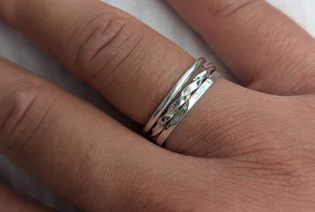 Silver Stacking Rings Workshop