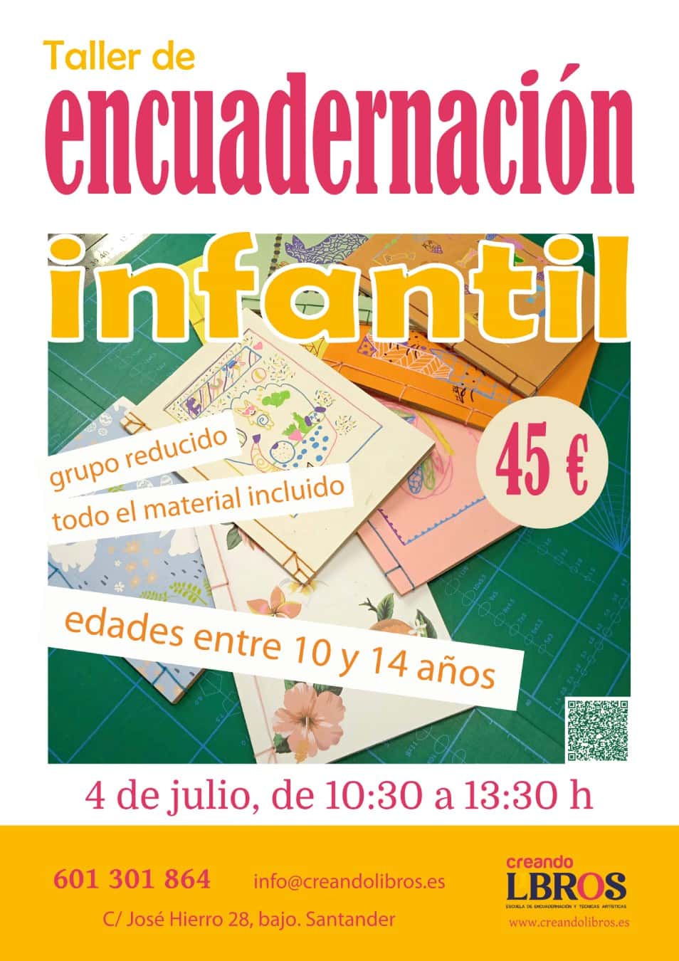 Taller de encuadernación infantil