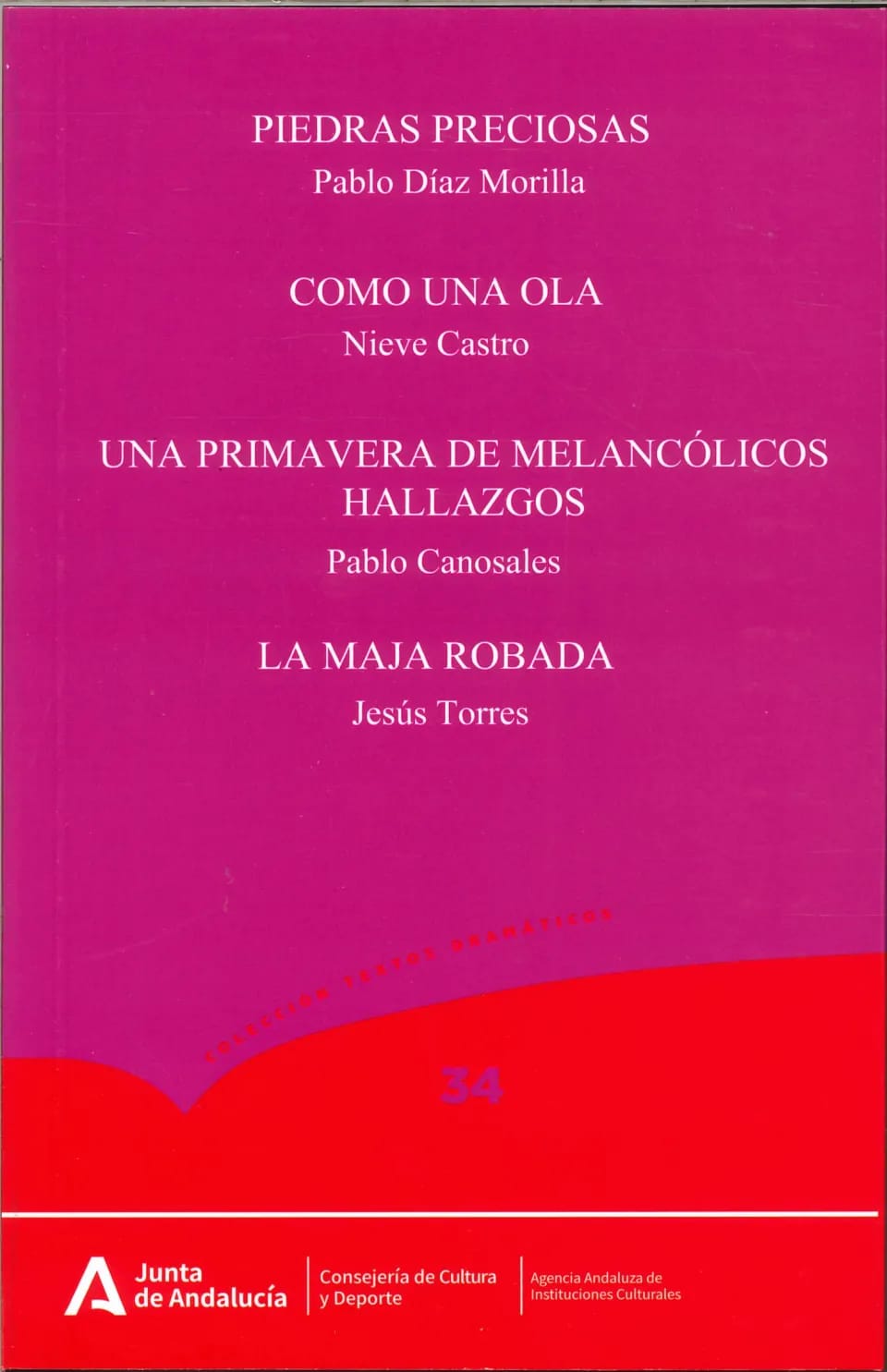 Presentación del n.º 34 de la Colección Textos Dramáticos