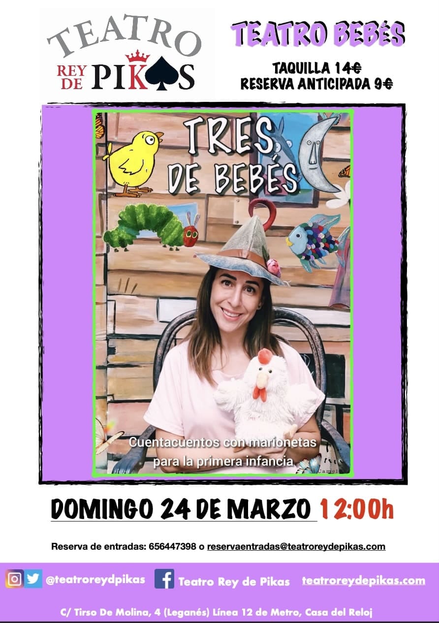 Tres de bebés. Cuentacuentos bebés