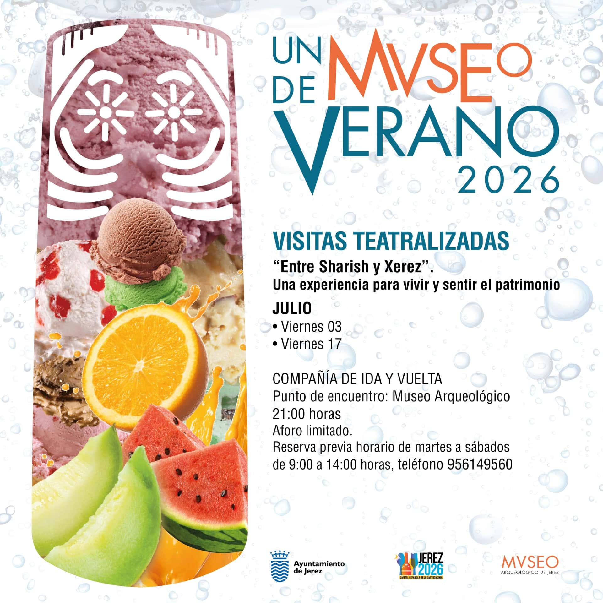 Verano en el Museo 2026, Visitas teatralizadas Julio: Entre Sharish y Xerez