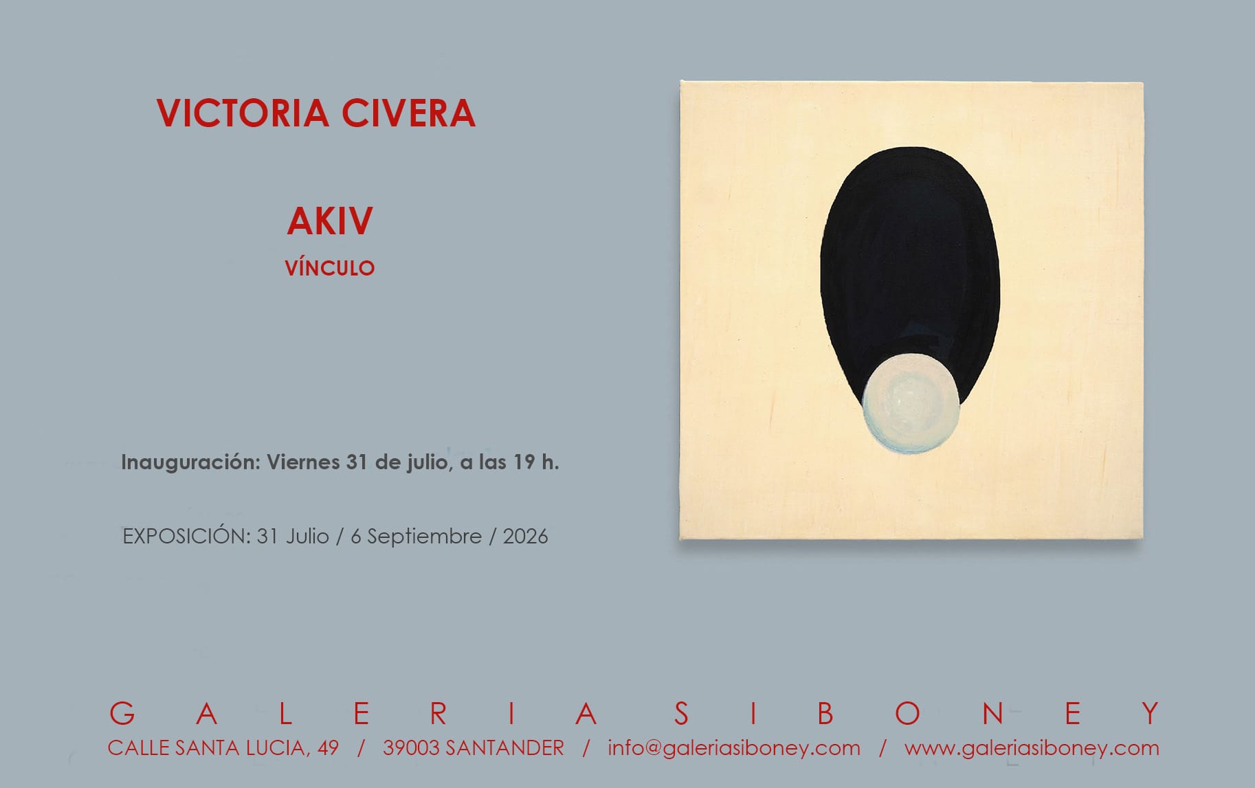 Inauguración de la exposición 'AKIV Vínculo', de Victoria Civera