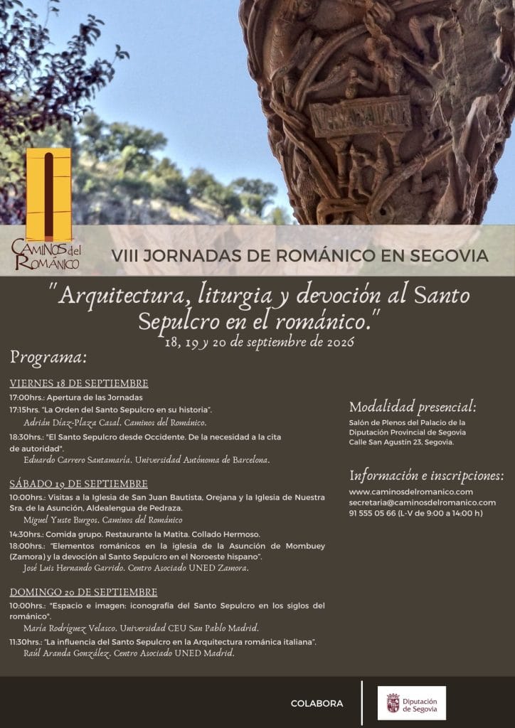 VIII Jornadas sobre Románico: Arquitectura, liturgia y devoción al Santo Sepulcro