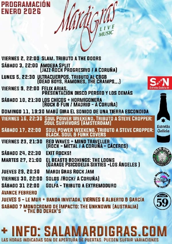 Concierto de Los Chicos y Hormigonera