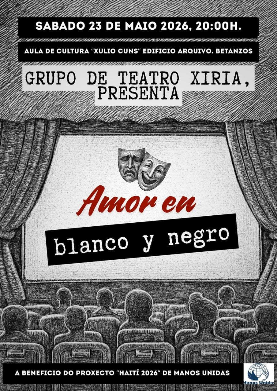 Representaci贸n de la obra de teatro Amor en blanco e negro