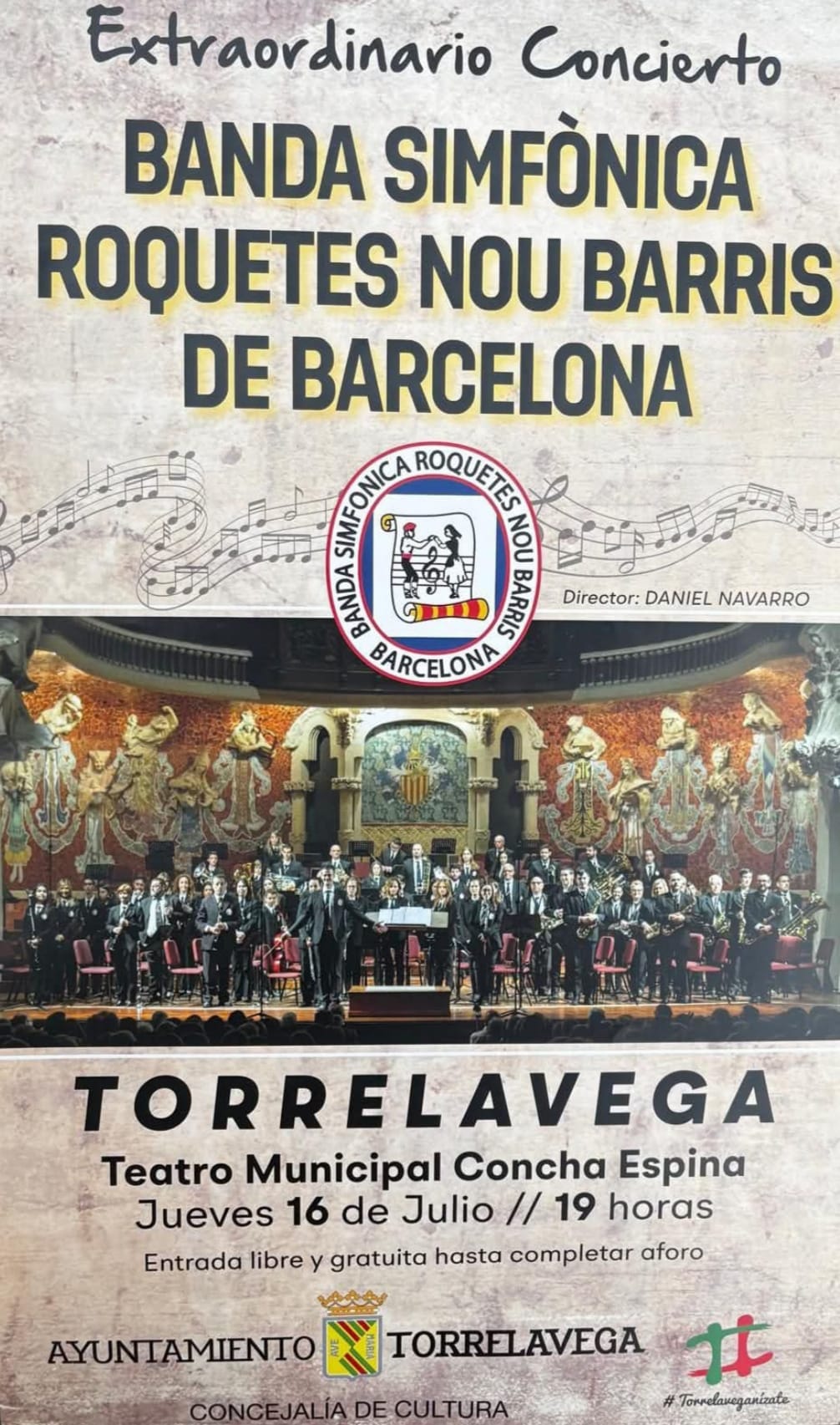 Concierto de la Banda Sinfónica Roquetes Nou Barris de Barcelona
