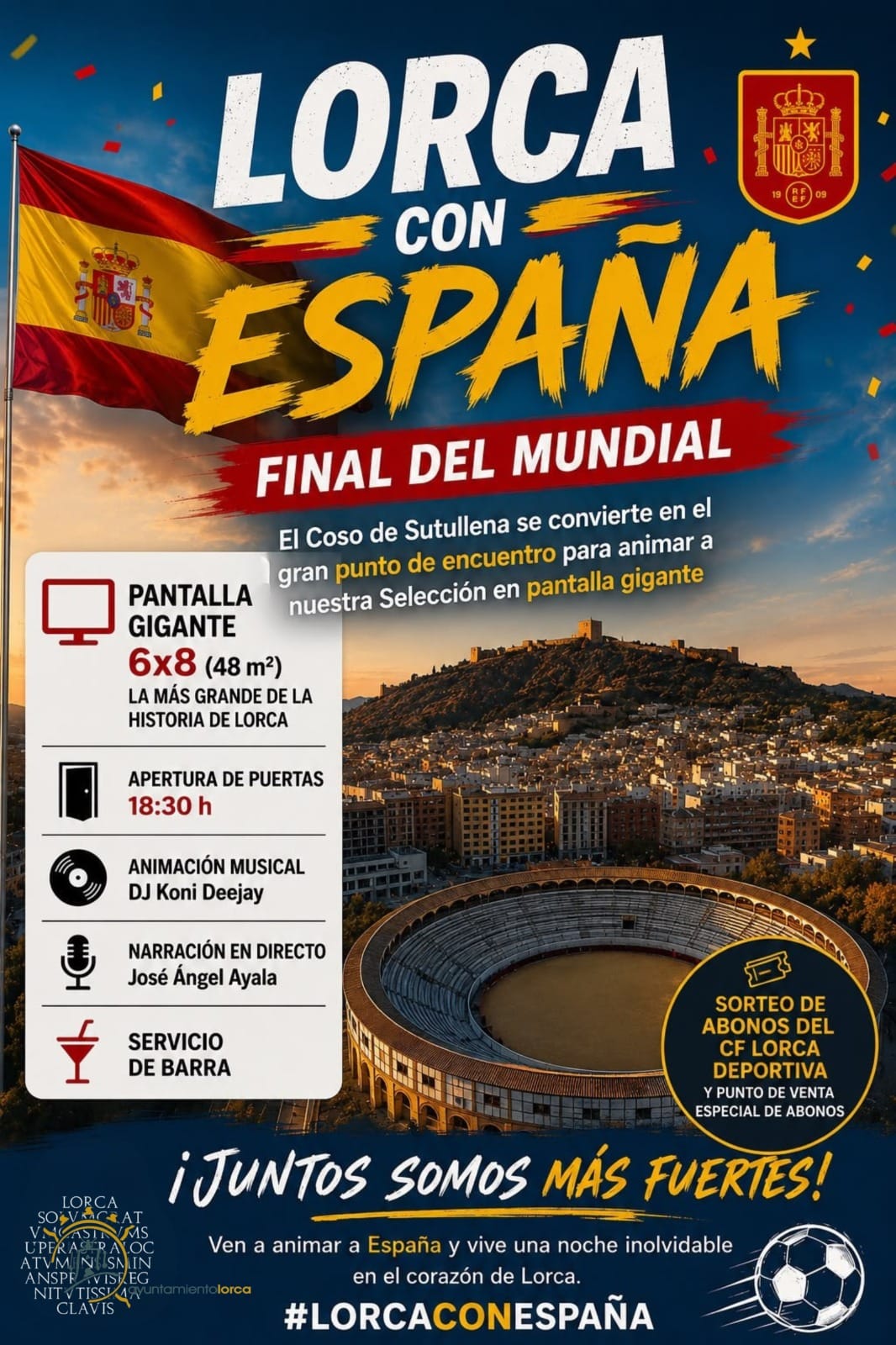 España - Argentina en Pantalla Gigante