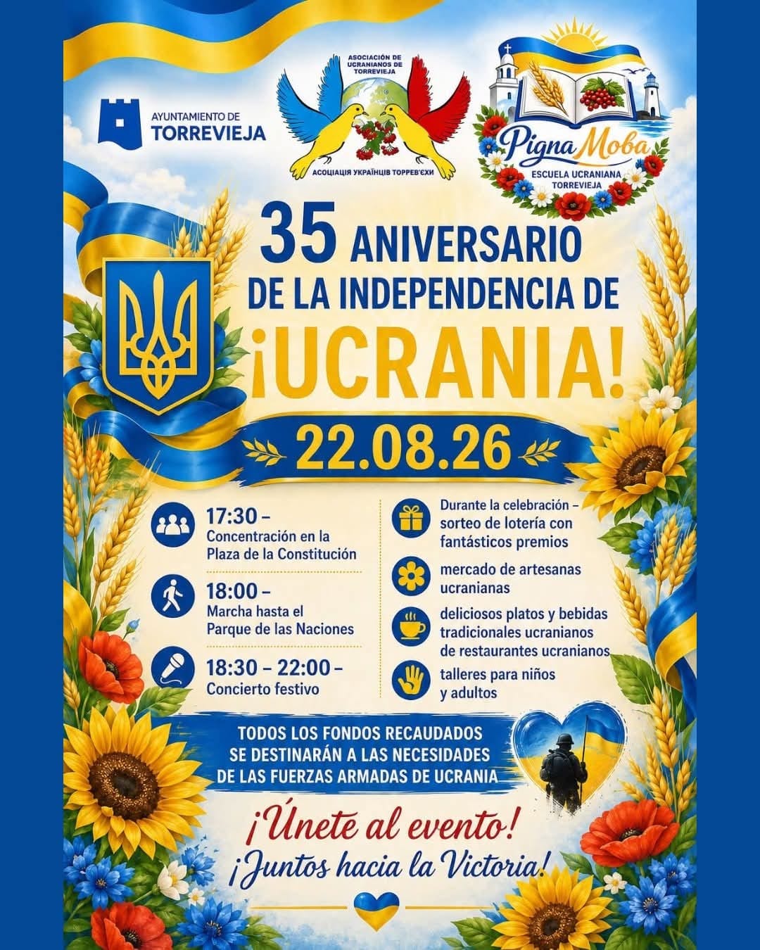 35o aniversario de la Independencia de Ucrania